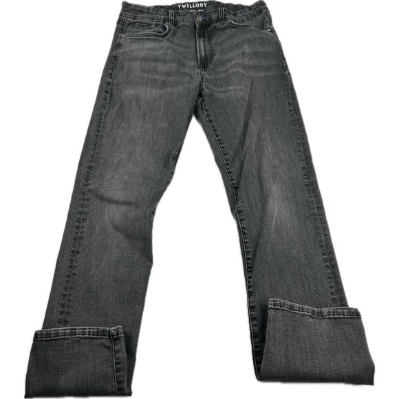 Twillory Technical Denim Tailored Fit Mens Jeans Black 32x30 Faded Casual - Picture 14 of 15